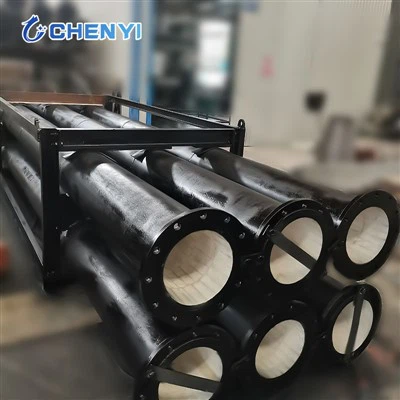 Приложение на устойчиви на износване тръби с керамично покритие в индустрията...